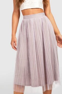 Ensemble Avec Top Jacquard Et Jupe Mi-longue En Tulle -FR Chemises Soldes Magasin dzz86684 multi xl 3