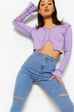 Jegging Déchiré -FR Chemises Soldes Magasin fzz06555 light20blue xl 3