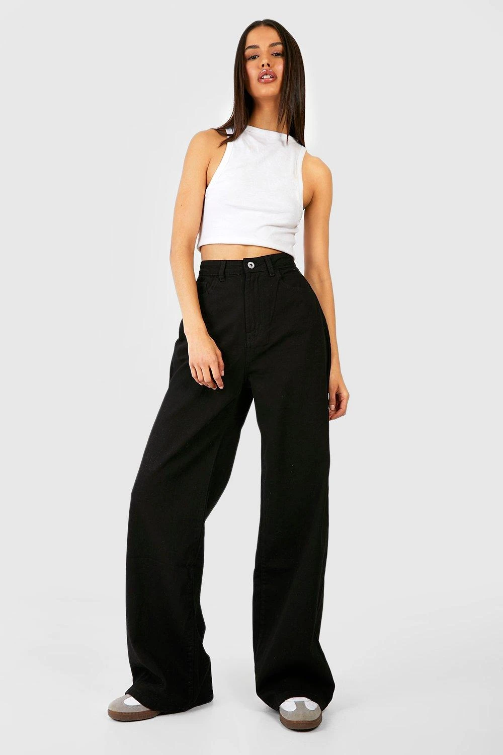 Jean Large Basique Taille Haute 5 Jean Large Basique Taille Haute – Image 3