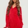 Chemise Oversize Côtelée Coupe Décontractée 1 Chemise Oversize Côtelée Coupe Décontractée -FR Chemises Soldes Magasin fzz37672 red xl