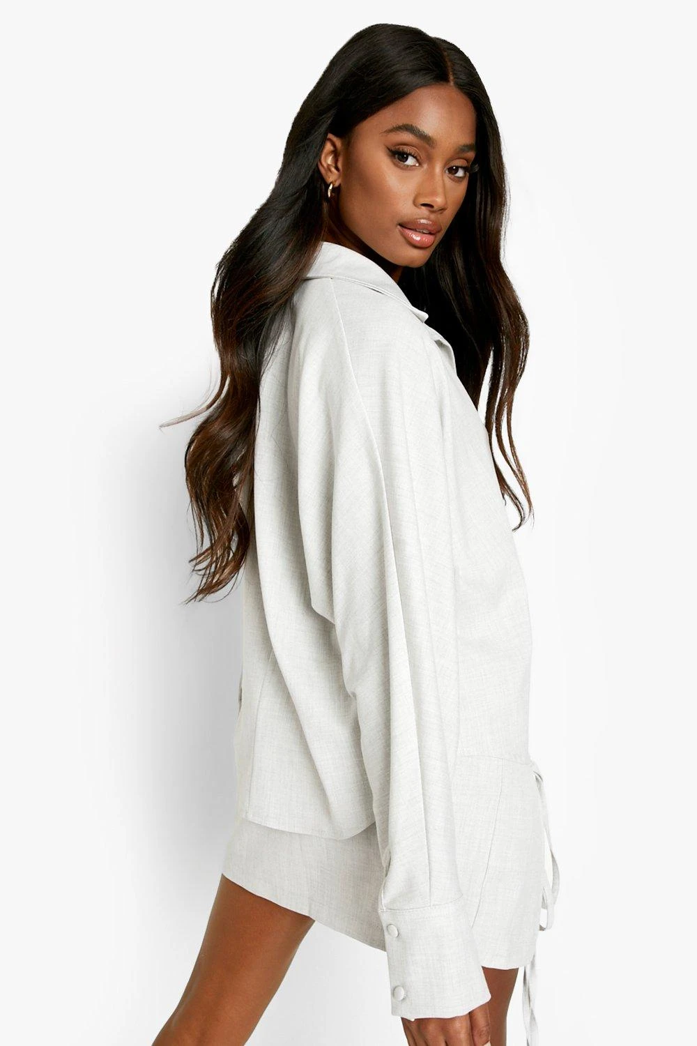 Mini-jupe Froncée à Fente 4 Mini-jupe Froncée à Fente – Image 2