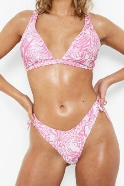 Haut De Maillot De Bain Recyclé Effet Push-up à Imprimé Animal -FR Chemises Soldes Magasin fzz39820 animal xl 3