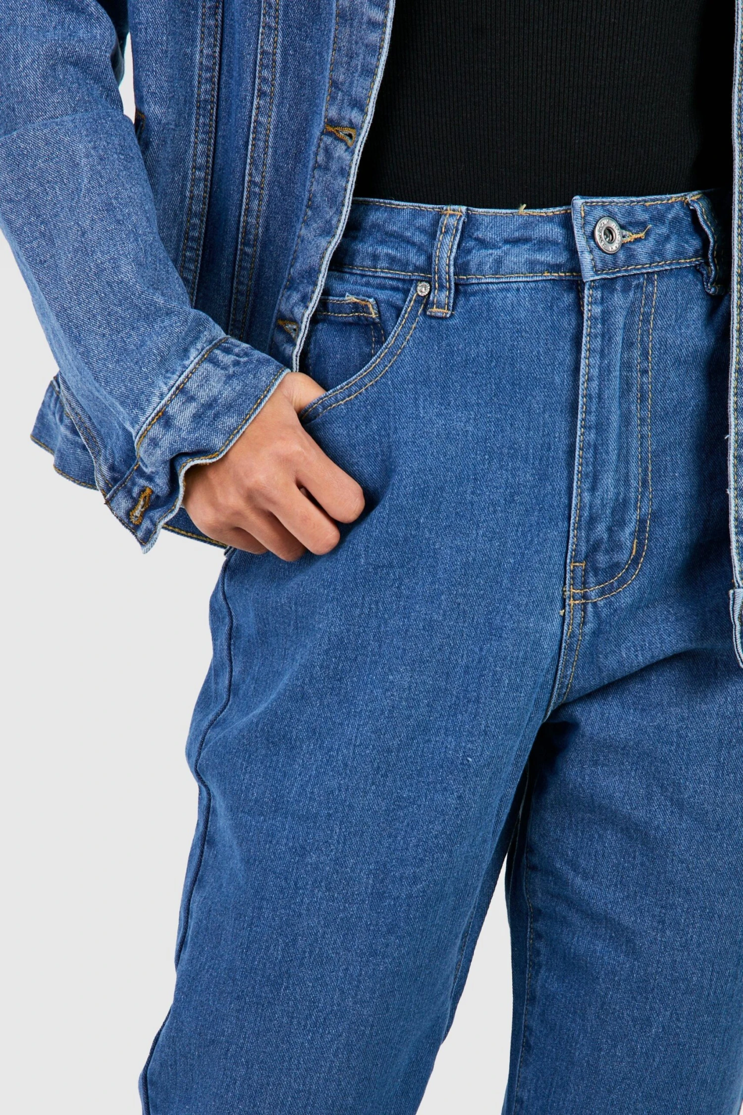 Jean Droit Bleu Clair 6 Jean Droit Bleu Clair – Image 4