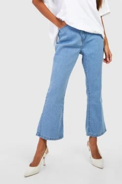 Jean Flare Basique Taille Haute -FR Chemises Soldes Magasin fzz40485 light20wash xl 3