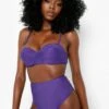 Haut De Maillot De Bain Recyclé Bandeau Effet Push-up -FR Chemises Soldes Magasin fzz40565 midnight20purple xl
