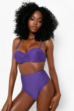 Haut De Maillot De Bain Recyclé Bandeau Effet Push-up