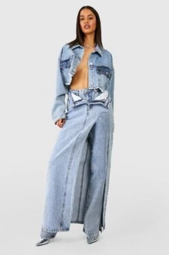 Jean Droit Fendu Taille Haute -FR Chemises Soldes Magasin fzz68782 light20blue xl 3