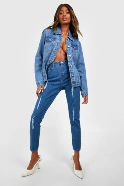 Jean Skinny Taille Haute