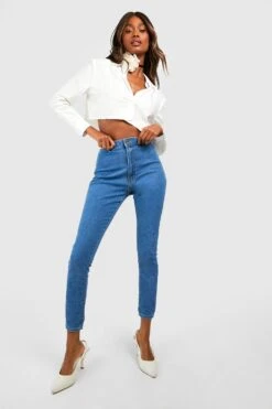 Jean Taille Haute Style Disco