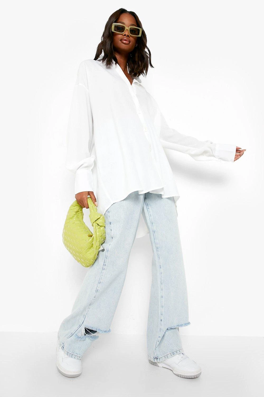 Chemise Oversize Légère Et Chinée 6 Chemise Oversize Légère Et Chinée – Image 4