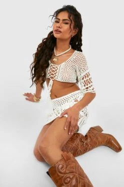 Ensemble En Crochet Premium à Lacets