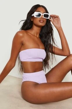 Haut De Maillot Bandeau Froncé -FR Chemises Soldes Magasin gzz02900 lilac xl 2