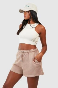 Short De Jogging En Coton REEL -FR Chemises Soldes Magasin gzz02908 taupe xl 2