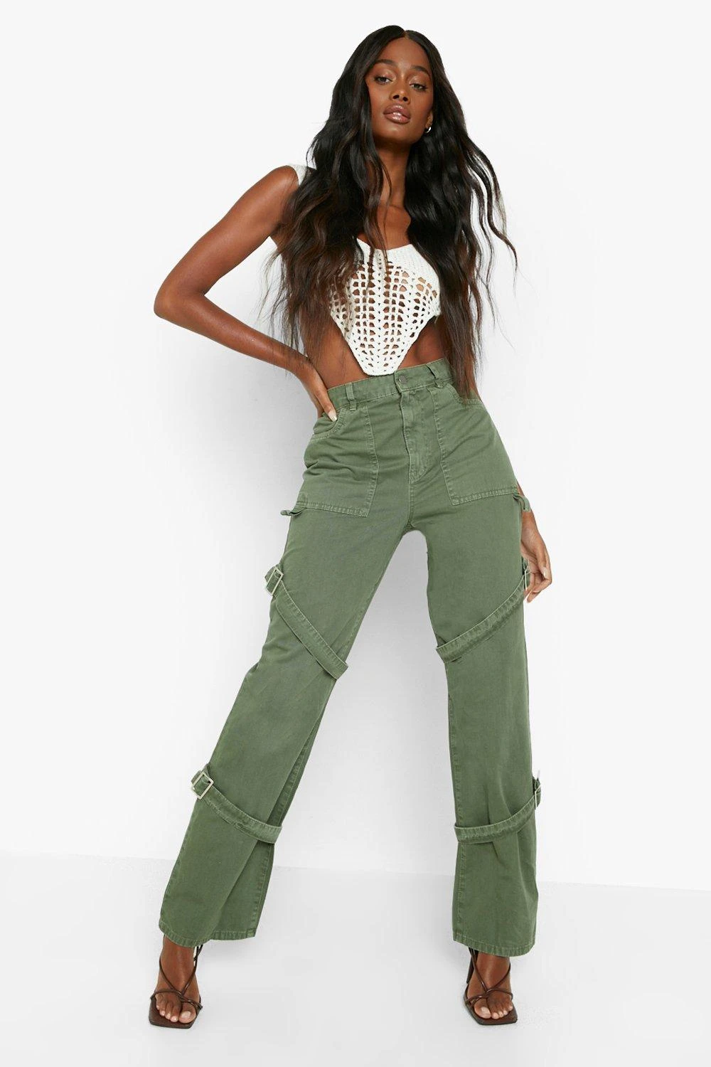 Jean Skinny Flare Style Cargo 5 Jean Skinny Flare Style Cargo – Image 3