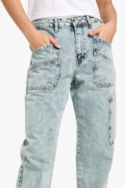 Jean Droit Surteint Style Cargo 9 Jean Droit Surteint Style Cargo -FR Chemises Soldes Magasin gzz05671 light20wash xl 3