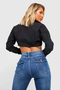 Jean Flare Cargo à Coutures Torsadées -FR Chemises Soldes Magasin gzz17362 vintage20blue xl 3