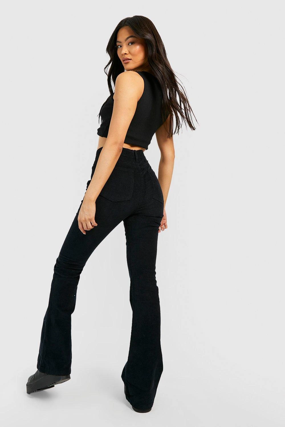 Jean Flare En Velours Côtelé 4 Jean Flare En Velours Côtelé – Image 2