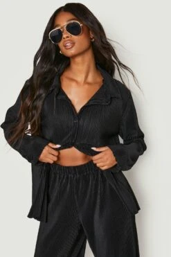 Chemise Oversize Plissée