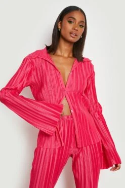 FR Chemises Soldes Magasin 3 Chemise Plissée à Manches évasées