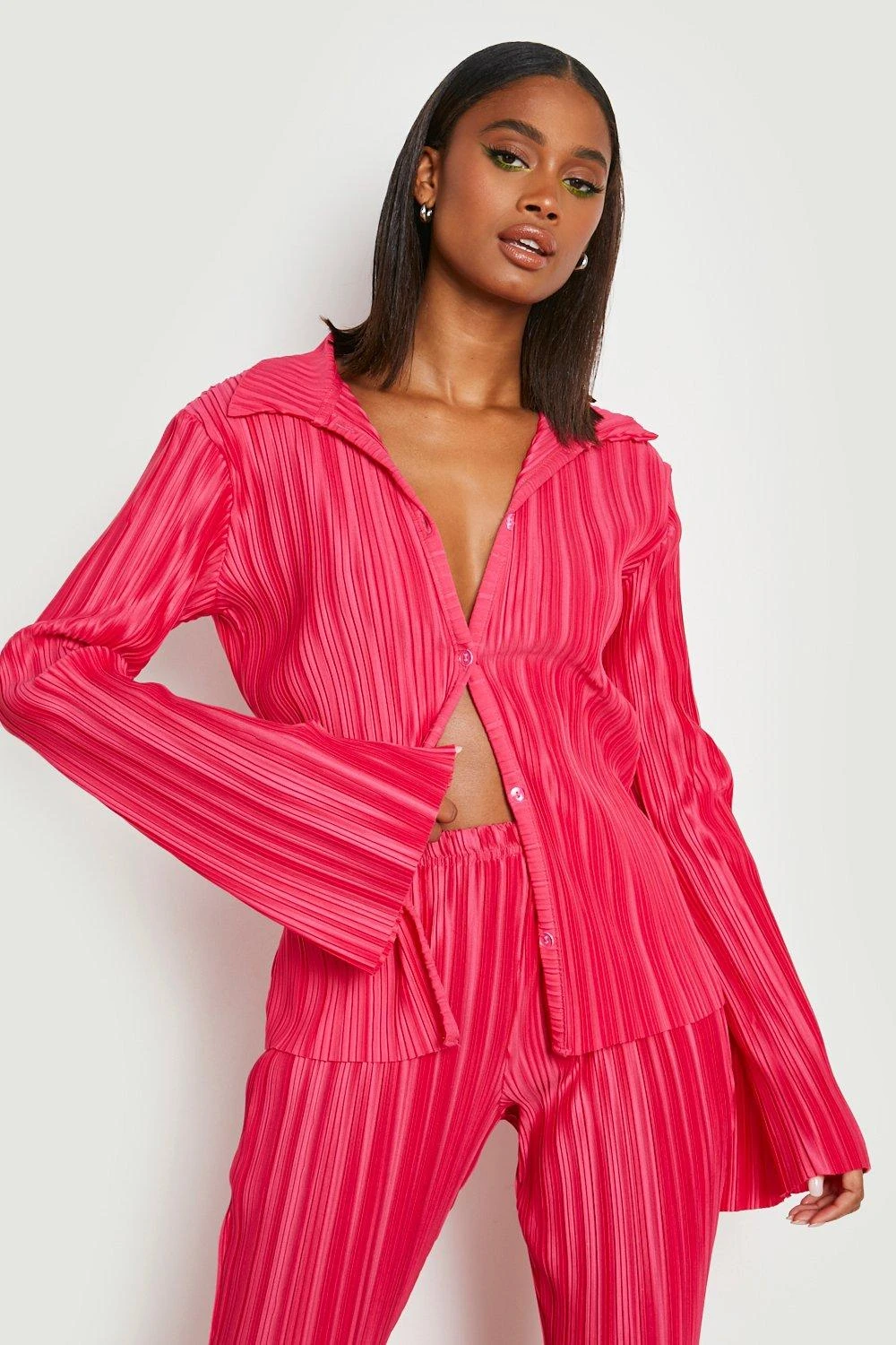 Chemise Plissée à Manches évasées 2 Chemise Plissée à Manches évasées