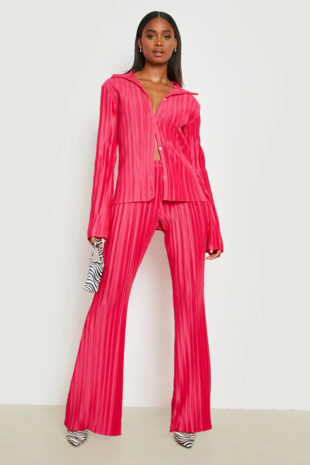 Chemise Plissée à Manches évasées 4 Chemise Plissée à Manches évasées – Image 3