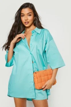 Ensemble En Coton Avec Chemise Oversize Et Short