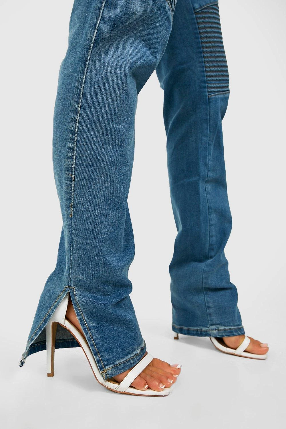 Jean Biker Slim Taille Haute 6 Jean Biker Slim Taille Haute – Image 4