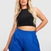 Grande Taille - Short De Tailleur Ample -FR Chemises Soldes Magasin gzz27389 cobalt xl