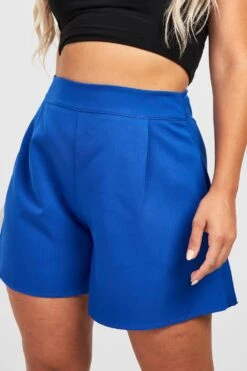 Grande Taille - Short De Tailleur Ample -FR Chemises Soldes Magasin gzz27389 cobalt xl 3