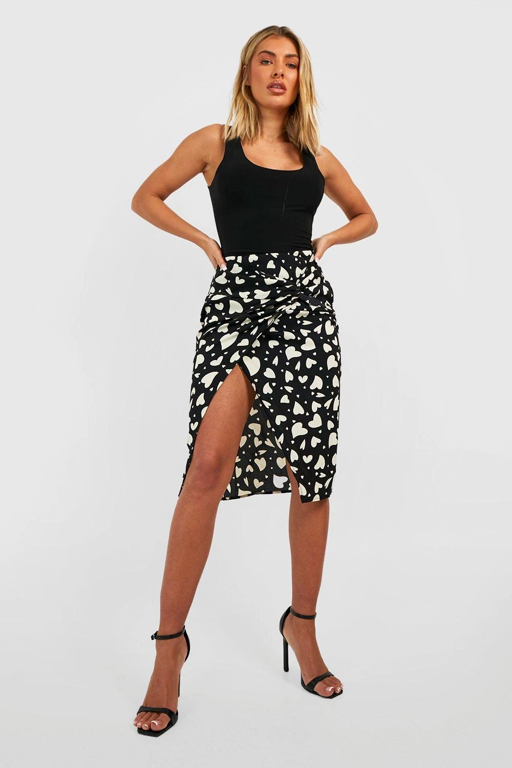 Jupe Mi-longue à Imprimé Animal 3 Jupe Mi-longue à Imprimé Animal