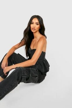 Jean Cargo Délavé -FR Chemises Soldes Magasin gzz40245 black xl 2