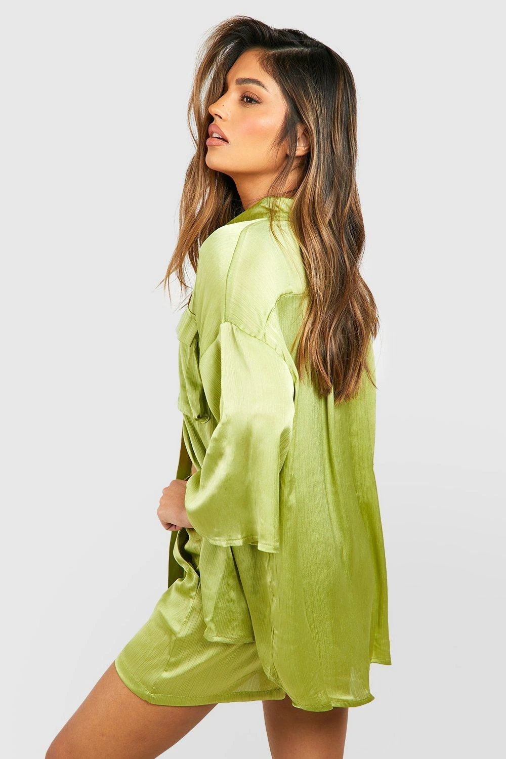 Short De Tailleur Texturé Satiné 4 Short De Tailleur Texturé Satiné – Image 2