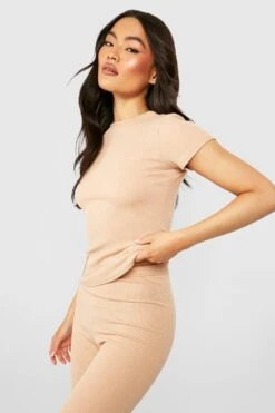 T-shirt Long Côtelé