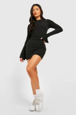 Mini-jupe Moulante Côtelée