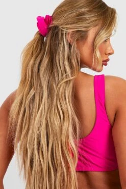 Bikini Color Block Avec Chouchou -FR Chemises Soldes Magasin gzz41205 bright20pink xl 3