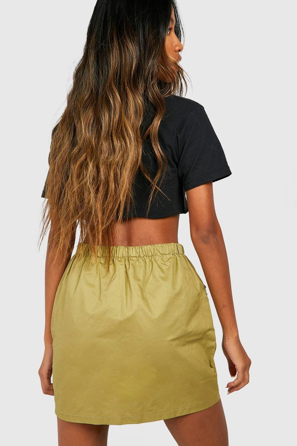 Mini-jupe Parachute à Cordon De Serrage 4 Mini-jupe Parachute à Cordon De Serrage – Image 2