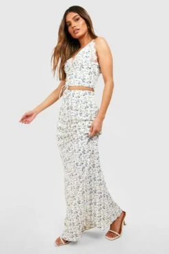 Jupe Longue Texturée