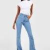 Jean Flare Fendu Taille Haute 2 Jean Flare Fendu Taille Haute -FR Chemises Soldes Magasin gzz44733 light20wash xl