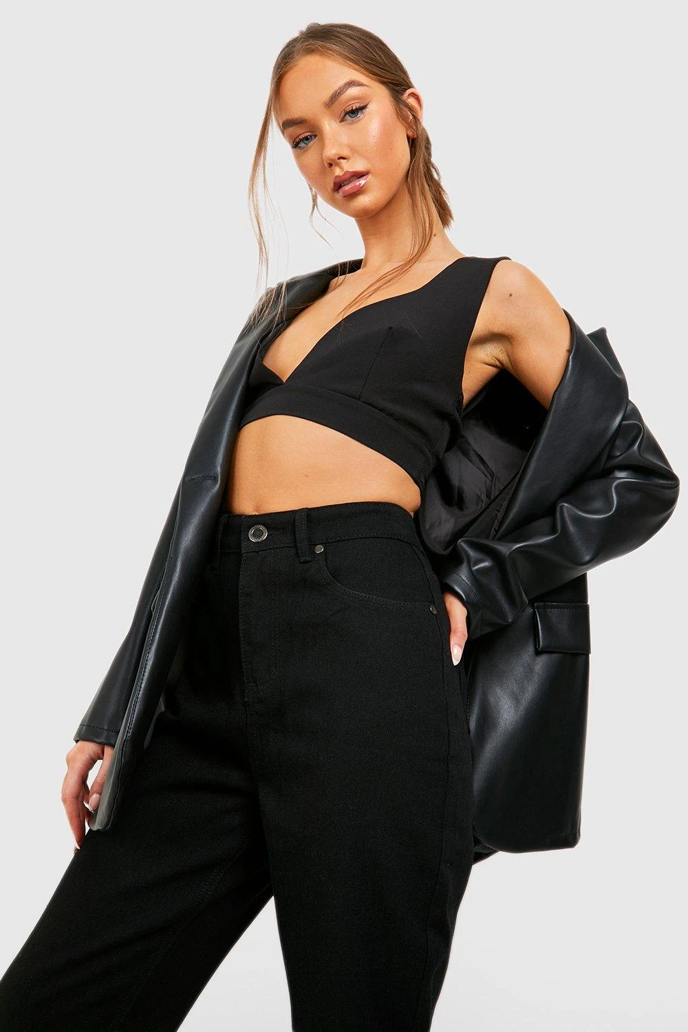 Pantalon Droit Taille Haute 6 Pantalon Droit Taille Haute – Image 4