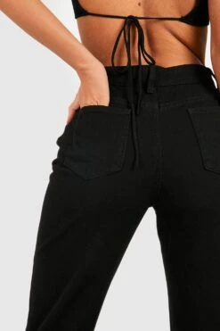 Jean Droit Fendu Déchiré 9 Jean Droit Fendu Déchiré -FR Chemises Soldes Magasin gzz44741 black xl 3