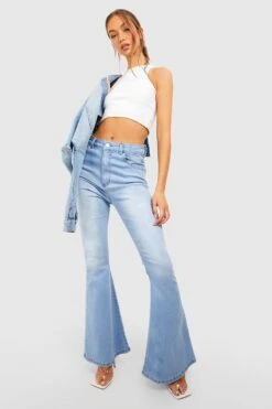 Jean Flare Push-up Taille Haute