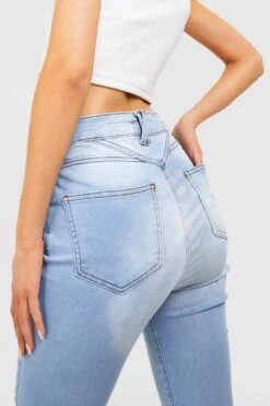 Jean Flare Push-up Taille Haute -FR Chemises Soldes Magasin gzz44782 light20wash xl 3