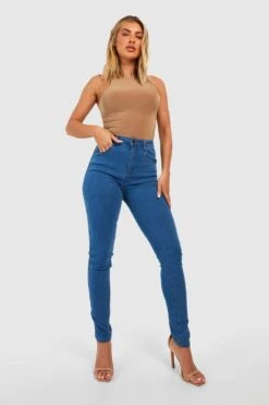 Jean Skinny Stretch Taille Haute