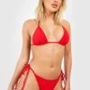 Bikini Triangle Côtelé Noué -FR Chemises Soldes Magasin gzz46223 red xl