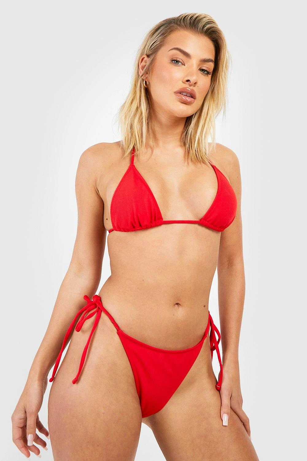 Bikini Triangle Côtelé Noué 3 Bikini Triangle Côtelé Noué