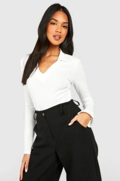 FR Chemises Soldes Magasin 26 Body En Crêpe à Manches Fendues