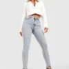 Jean Skinny Délavé Taille Mi-haute 2 Jean Skinny Délavé Taille Mi-haute -FR Chemises Soldes Magasin gzz46417 light20wash xl