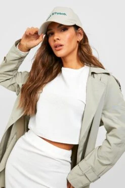 Crop Top Côtelé à Col Rond -FR Chemises Soldes Magasin gzz46617 ecru xl 3