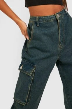 Jogging Cargo Taille Haute En Jean 9 Jogging Cargo Taille Haute En Jean -FR Chemises Soldes Magasin gzz47180 acid20wash20light20blue xl 3