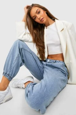 Jogging Délavé à Ourlets élastiqués